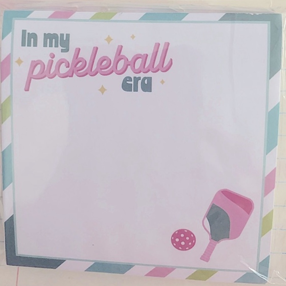 NWT Pickleball Notepad Trending NEW in package approx 80 Pages